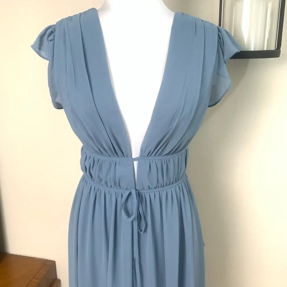 Lulu's Light Blue Maxi Dress - Picture 5 of 12
